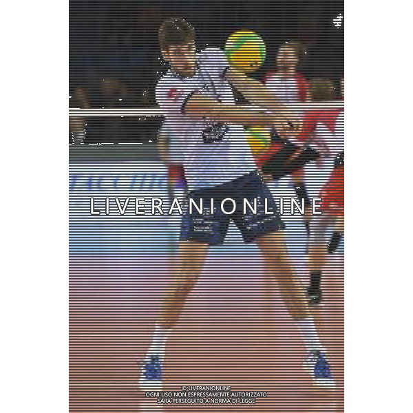 Volley Champions League Men 2019/2020 Civitanova Marche, Italia 26/01/2020 Cucine Lube Civitanova vs Itas Trentino Nella foto: Vettori Luca (Itas Trentino) ©Roberto Bartomeoli- Alessio Marini / AGENZIA ALDO LIVERANI SAS