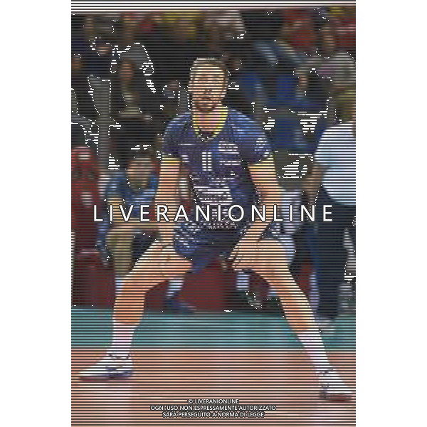 Volley Champions League Men 2019/2020 Civitanova Marche, Italia 26/01/2020 Cucine Lube Civitanova vs Itas Trentino Nella foto: Candellaro Davide (Itas Trentino) ©Roberto Bartomeoli- Alessio Marini / AGENZIA ALDO LIVERANI SAS