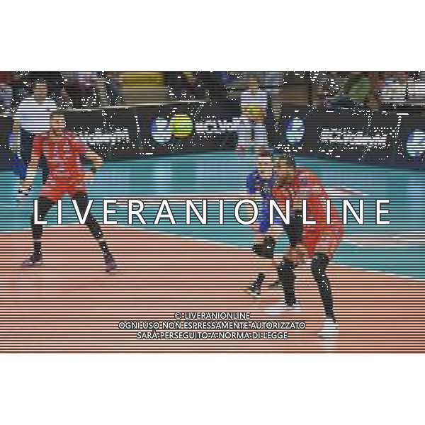 Volley Champions League Men 2019/2020 Civitanova Marche, Italia 26/01/2020 Cucine Lube Civitanova vs Itas Trentino Nella foto: Bagher Leal Yoandy (Cucine Lube Civitanova) foto roberto batomeoli-alessio marini-ag aldo liverani sas