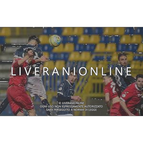 Campionato di Calcio Serie C - Lega Pro 2019/2020 Cava dei Tirreni, Italia 25/01/2020 Cavese vs Teramo Nella foto: Emmanuele Matino (26) Cavese 1919 segna il goal dell 1 0 FOTO ANDREA D\'AMICO-ALESSIO MARINI-AG ALDO LIVERANI SAS