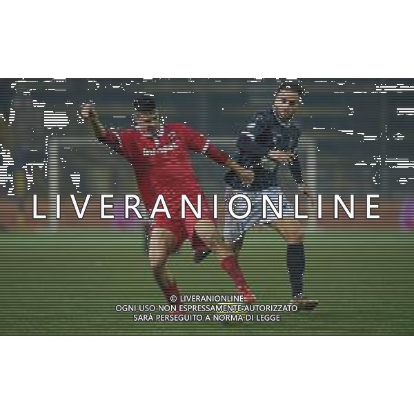 Campionato di Calcio Serie C - Lega Pro 2019/2020 Cava dei Tirreni, Italia 25/01/2020 Cavese vs Teramo Nella foto: Miguel Angel Sainz-Maza (11) Cavese 1919 in pressing su un avversario FOTO ANDREA D\'AMICO-ALESSIO MARINI-AG ALDO LIVERANI SAS