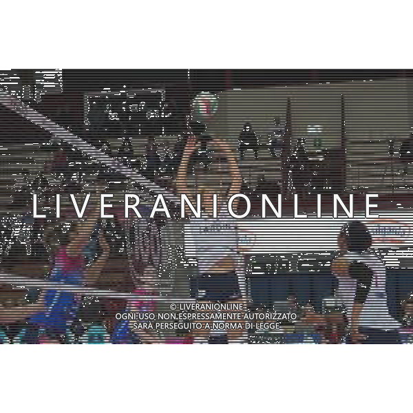 Campionato di Volley Serie A1 Femminile 2019/2020 Novara, Italia 26/01/2020 Igor Gorgonzola Novara vs Lardini Filottrano Nella foto: Athina Papafotiou, 12 (Lardini Filottrano) FOTO SALVO BARBAGALLO-ALESSIO MARINI-AG ALDO LIVERANI SAS