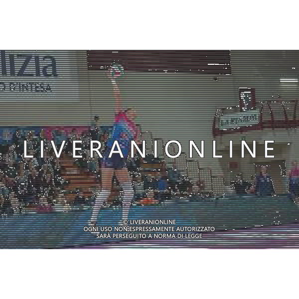 Campionato di Volley Serie A1 Femminile 2019/2020 Novara, Italia 26/01/2020 Igor Gorgonzola Novara vs Lardini Filottrano Nella foto: Battuta di Jovana Brakocevic, 2 (Igor Gorgonzola Novara) FOTO SALVO BARBAGALLO-ALESSIO MARINI-AG ALDO LIVERANI SAS