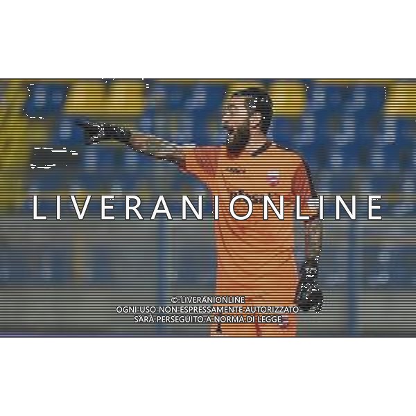Campionato di Calcio Serie C - Lega Pro 2019/2020 Cava dei Tirreni, Italia 25/01/2020 Cavese vs Teramo Nella foto: Matteo Tomei (1) Teramo Calcio 1913 FOTO ANDREA D\'AMICO-ALESSIO MARINI-AG ALDO LIVERANI SAS