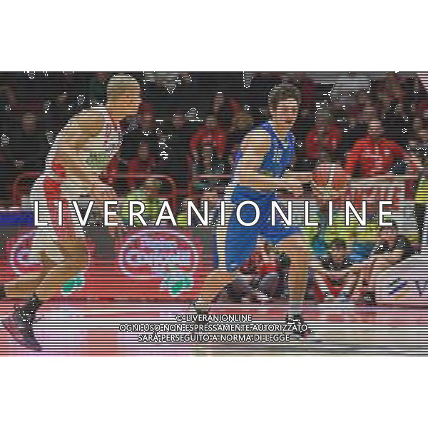 Campionato di Basket Serie A 2019/2020 Pistoia, Italia 26/01/2020 OriOra Pistoia vs De Longhi Treviso Basket Nella foto: Lorenzxo Uglietti (T) marcato da Jean Salumu (P) FOTO FABIO FAGIOLINI-ALESSIO MARINI-AG ALDO LIVERANI SAS