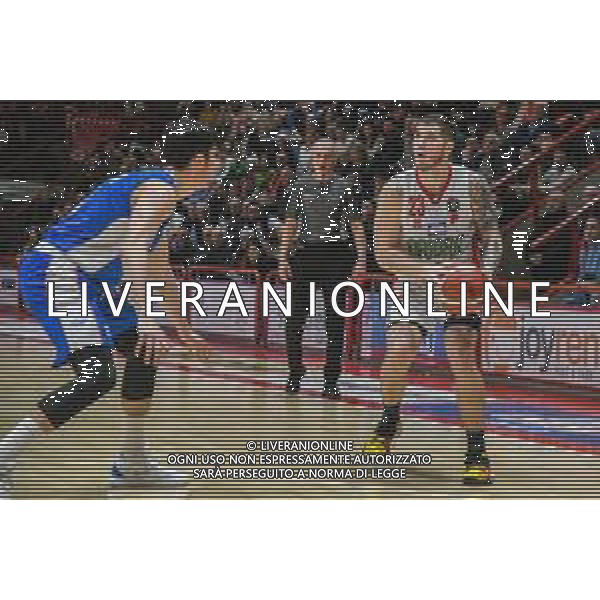 Campionato di Basket Serie A 2019/2020 Pistoia, Italia 26/01/2020 OriOra Pistoia vs De Longhi Treviso Basket Nella foto: Justin Johnson (P) prova da tre FOTO FABIO FAGIOLINI-ALESSIO MARINI-AG ALDO LIVERANI SAS