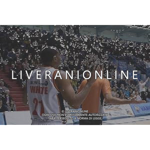 Campionato di Basket Serie A 2019/2020 Cremona, Italia 26/01/2020 Vanoli Basket Cremona vs Virtus Roma Nella foto: James White della Virtus Roma protesta dopo un fallo tecnico subito FOTO MATTEO CASONI-ALESSIO MARINI-AG ALDO LIVERANI SAS