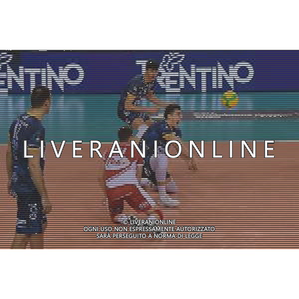 Volley Champions League Men 2019/2020 Civitanova Marche, Italia 26/01/2020 Cucine Lube Civitanova vs Itas Trentino Nella foto: Recezione giocatori Itas Trentino foto roberto bartomeoli-alessio marini-ag aldo liverani sas