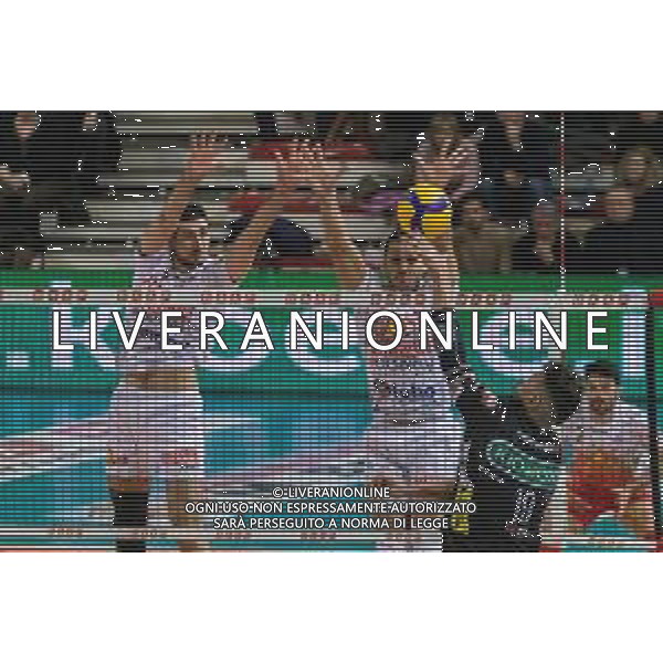 Campionato di Volley Superlega Serie A 2019/2020 Padova, Italia 26/01/2020 Kioene Padova vs Globo Banca Popolare del Frusinate Sora Nella foto: Schacciata di Fernando Hernandez, Kioene Padoiva foto valeria lippera-alessio marini-ag aldo liverani sas