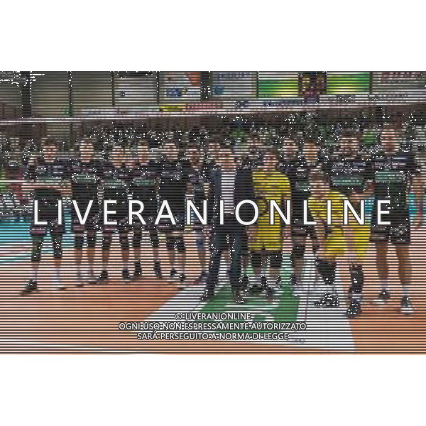 Campionato di Volley Superlega Serie A 2019/2020 Padova, Italia 26/01/2020 Kioene Padova vs Globo Banca Popolare del Frusinate Sora Nella foto: kioene Padova - Globo banca popolare del frosinate sora foto valeria lippera-alessio marini-ag aldo liverani sas