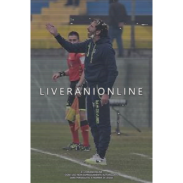 Campionato di Calcio Serie B 2019/2020 Pisa, Italia 25/01/2020 Pisa vs Juve Stabia Nella foto: L\'allenatore della Juve Stabia Fabio Caserta FOTO GABRIELE MASOTTI-ALESSIO MARINI-AG ALDO LIVERANI SAS