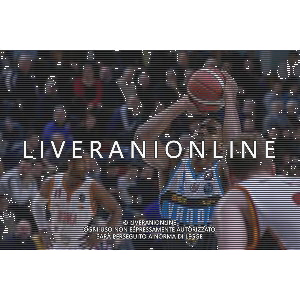 Campionato di Basket Serie A 2019/2020 Cremona, Italia 26/01/2020 Vanoli Basket Cremona vs Virtus Roma Nella foto: Wesley Saunders della Vanoli Cremona durante un tiro libero FOTO MATTEO CASONI-ALESSIO MARINI-AG ALDO LIVERANI SAS