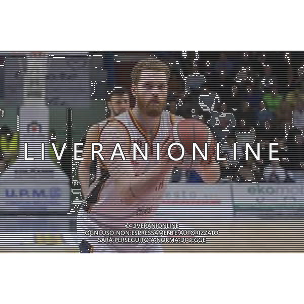 Campionato di Basket Serie A 2019/2020 Cremona, Italia 26/01/2020 Vanoli Basket Cremona vs Virtus Roma Nella foto: Giovanni Pini della Virtus Roma al tiro libero FOTO MATTEO CASONI-ALESSIO MARINI-AG ALDO LIVERANI SAS
