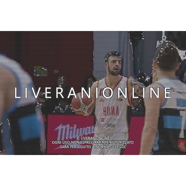 Campionato di Basket Serie A 2019/2020 Cremona, Italia 26/01/2020 Vanoli Basket Cremona vs Virtus Roma Nella foto: Tommaso Baldasso della Virtus Roma in palleggio FOTO MATTEO CASONI-ALESSIO MARINI-AG ALDO LIVERANI SAS