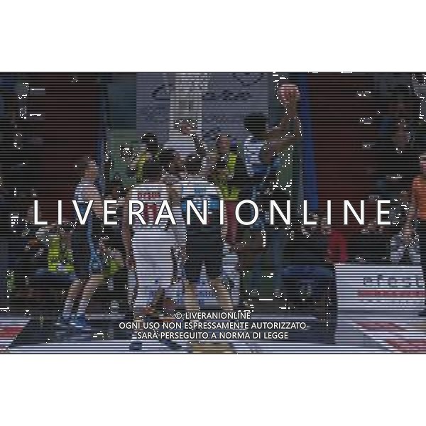 Campionato di Basket Serie A 2019/2020 Cremona, Italia 26/01/2020 Vanoli Basket Cremona vs Virtus Roma Nella foto: Nicola Akele della Vanoli Cremona al tiro in reverse FOTO MATTEO CASONI-ALESSIO MARINI-AG ALDO LIVERANI SAS
