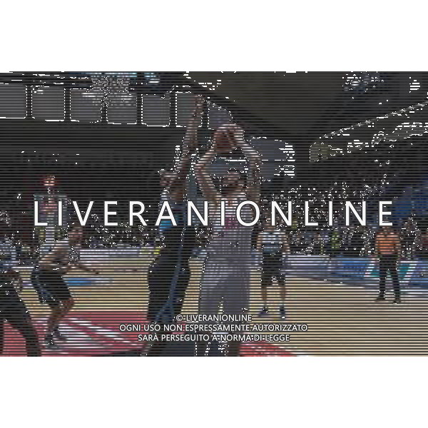 Campionato di Basket Serie A 2019/2020 Cremona, Italia 26/01/2020 Vanoli Basket Cremona vs Virtus Roma Nella foto: Tommaso Baldasso della Virtus Roma al tiro FOTO MATTEO CASONI-ALESSIO MARINI-AG ALDO LIVERANI SAS