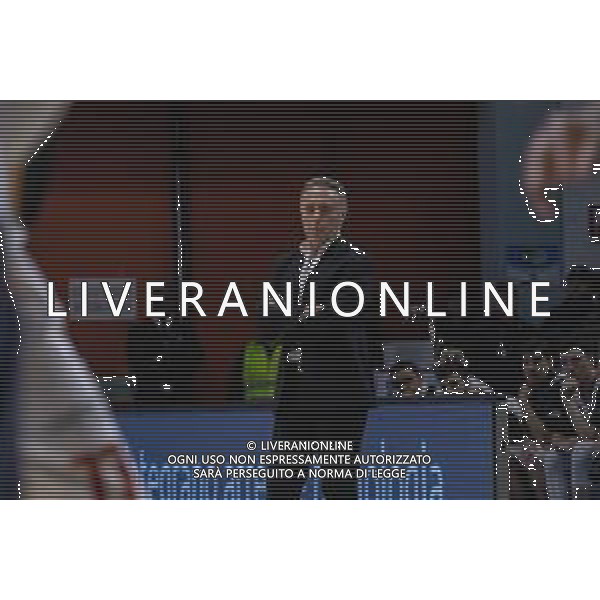 Campionato di Basket Serie A 2019/2020 Cremona, Italia 26/01/2020 Vanoli Basket Cremona vs Virtus Roma Nella foto: coach Piero Bucchi della Virtus Roma FOTO MATTEO CASONI-ALESSIO MARINI-AG ALDO LIVERANI SAS