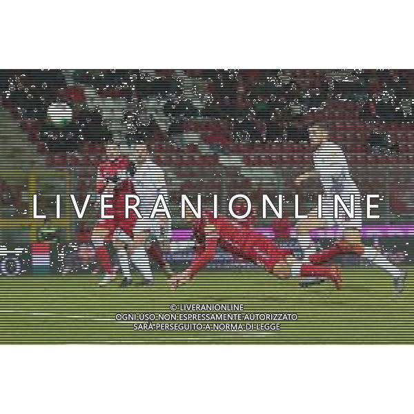Campionato di Calcio Serie B 2019/2020 Perugia, Italia 27/01/2020 Perugia vs Livorno Nella foto: federico melchiorri (n. 36 perugia calcio) goal 1-0 FOTO LORIS CERQUIGLINI-ALESSIO MARINI-AG ALDO LIVERANI SAS