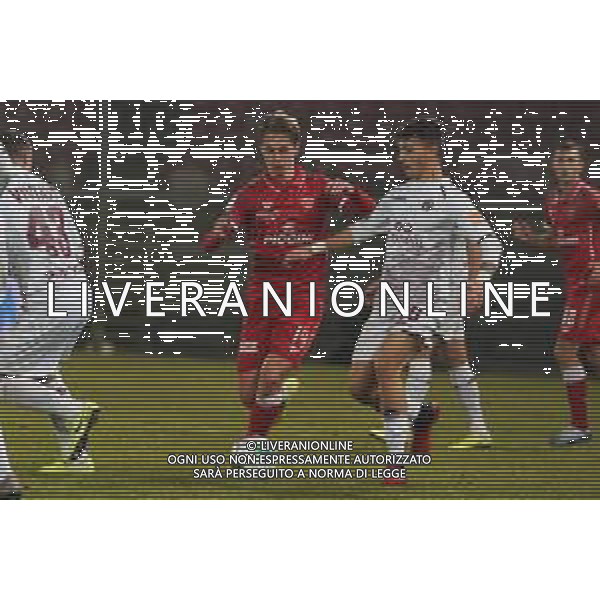 Campionato di Calcio Serie B 2019/2020 Perugia, Italia 27/01/2020 Perugia vs Livorno Nella foto: caviglia hans nicolussi (n. 14 perugia calcio9 vs enrico del prato (n.15 centrocampista livorno calcio) FOTO LORIS CERQUIGLINI-ALESSIO MARINI-AG ALDO LIVERANI SAS