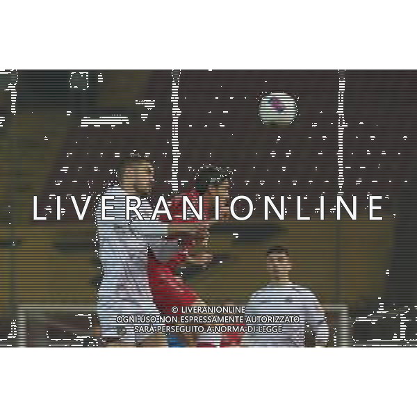 Campionato di Calcio Serie B 2019/2020 Perugia, Italia 27/01/2020 Perugia vs Livorno Nella foto: federico melchiorri (n. 36 perugia calcio) colpisce di testa FOTO LORIS CERQUIGLINI-ALESSIO MARINI-AG ALDO LIVERANI SAS
