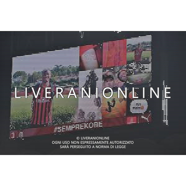 L\'omaggio in ricordo di Kobe Bryant Milan vs Torino Coppa Italia - quarti di finale Milano 28-01-2020 Stadio Giuseppe Meazza - San Siro foto Roberto Garavaglia - ag. Aldo Liverani sas/ AGENZIA ALDO LIVERANI SAS