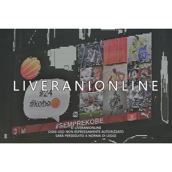 L\'omaggio in ricordo di Kobe Bryant Milan vs Torino Coppa Italia - quarti di finale Milano 28-01-2020 Stadio Giuseppe Meazza - San Siro foto Roberto Garavaglia - ag. Aldo Liverani sas / AGENZIA ALDO LIVERANI SAS