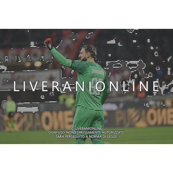 esultanza Donnarumma dopo il gol dell\'1 a 0 di Bonaventura Milan vs Torino Coppa Italia - quarti di finale Milano 28-01-2020 Stadio Giuseppe Meazza - San Siro foto Roberto Garavaglia - ag. Aldo Liverani sas / AGENZIA ALDO LIVERANI SAS