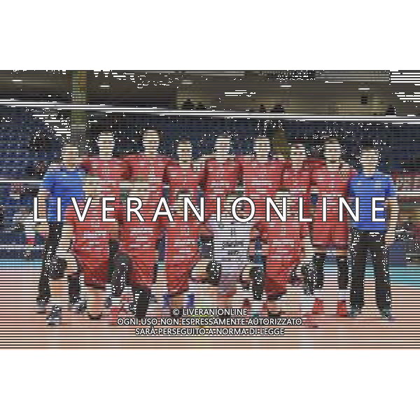 Volley Champions League Men 2019/2020 Civitanova, Italia 28/01/2020 Cucine Lube Civitanova vs Jihostroj Ceske Budejovice Nella foto: Jihostroj Ceske Budejovice (CZE) FOTO ROBERTO BATOMEOLI-ALESSIO MARINI-AG ALDO LIVERANI SAS