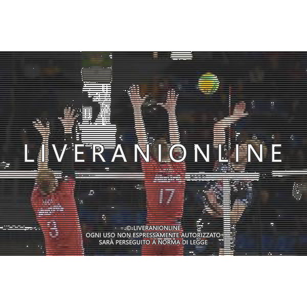 Volley Champions League Men 2019/2020 Civitanova, Italia 28/01/2020 Cucine Lube Civitanova vs Jihostroj Ceske Budejovice Nella foto: Schiacciata Rychlicki Kamil (Cucine Lube Civitanova) FOTO ROBERTO BATOMEOLI-ALESSIO MARINI-AG ALDO LIVERANI SAS