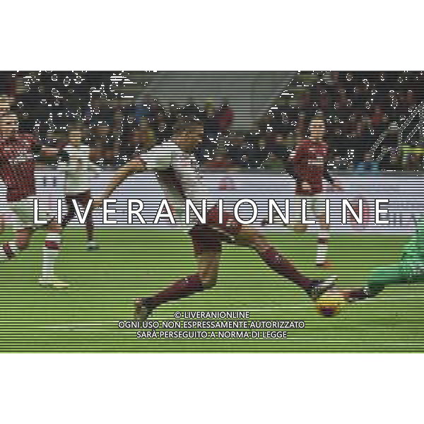 Bremer segna il gol del pareggio 1 a 1 Torino Milan vs Torino Coppa Italia - quarti di finale Milano 28-01-2020 Stadio Giuseppe Meazza - San Siro foto Roberto Garavaglia - ag. Aldo Liverani sas / AGENZIA ALDO LIVERANI SAS