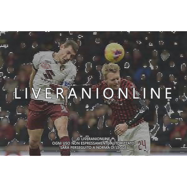 andrea Belotti e Simon Kjaer Milan vs Torino Coppa Italia - quarti di finale Milano 28-01-2020 Stadio Giuseppe Meazza - San Siro foto Roberto Garavaglia - ag. Aldo Liverani sas / AGENZIA ALDO LIVERANI SAS