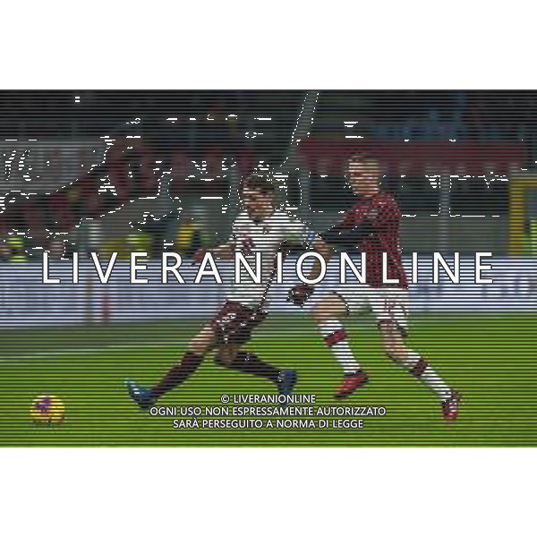 TIM Cup - Coppa Italia 2019/2020 Milano, Italia 28/01/2020 Milan vs Torino Nella foto: Andrea Belotti (Torino) e Andrea Conti (Milan) FOTO FRANCESCO SCACCIANOCE-ALESSIO MARINI-AG ALDO LIVERANI SAS