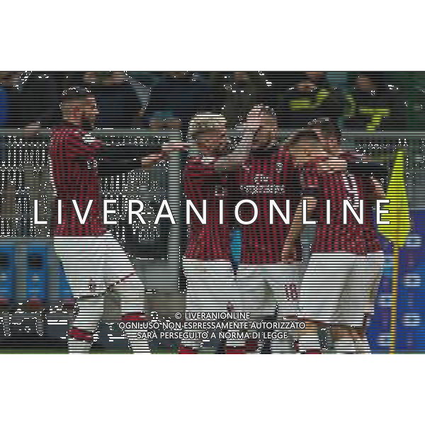 TIM Cup - Coppa Italia 2019/2020 Milano, Italia 28/01/2020 Milan vs Torino Nella foto: Giacomo Bonaventura (Milan) esultanza gol FOTO FRANCESCO SCACCIANOCE-ALESSIO MARINI-AG ALDO LIVERANI SAS