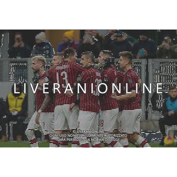 TIM Cup - Coppa Italia 2019/2020 Milano, Italia 28/01/2020 Milan vs Torino Nella foto: Giacomo Bonaventura (Milan) esultanza gol FOTO FRANCESCO SCACCIANOCE-ALESSIO MARINI-AG ALDO LIVERANI SAS