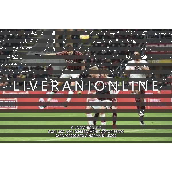 occasione di alessio Romagnoli Milan vs Torino Coppa Italia - quarti di finale Milano 28-01-2020 Stadio Giuseppe Meazza - San Siro foto Roberto Garavaglia - ag. Aldo Liverani sas / AGENZIA ALDO LIVERANI SAS