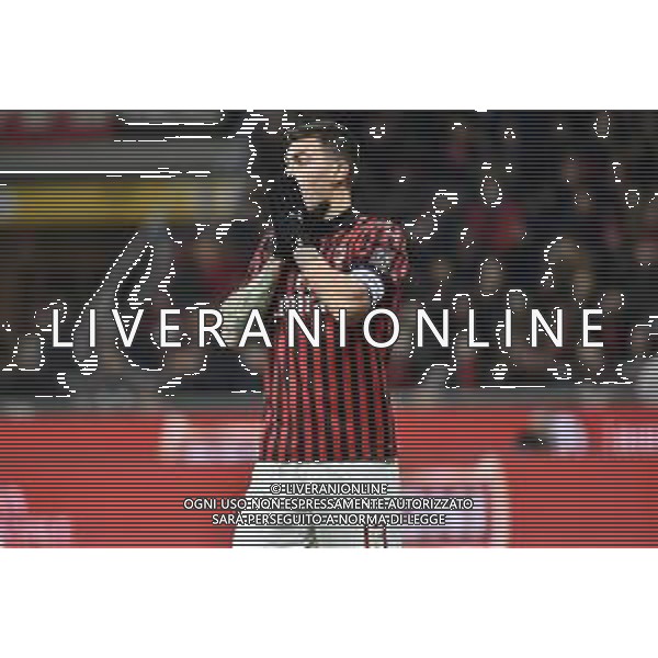 delusione di alessio Romagnoli Milan vs Torino Coppa Italia - quarti di finale Milano 28-01-2020 Stadio Giuseppe Meazza - San Siro foto Roberto Garavaglia - ag. Aldo Liverani sas / AGENZIA ALDO LIVERANI SAS