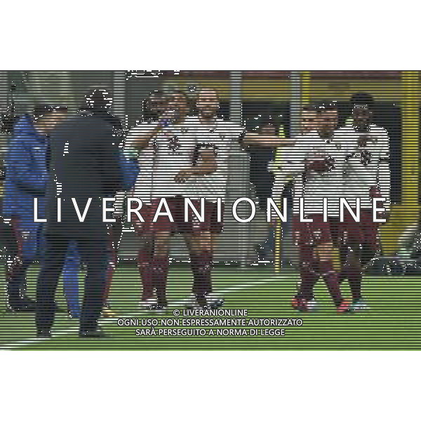 esultanza Bremer dopo il secondo gol del 1 a 2 Torino Milan vs Torino Coppa Italia - quarti di finale Milano 28-01-2020 Stadio Giuseppe Meazza - San Siro foto Roberto Garavaglia - ag. Aldo Liverani sas / AGENZIA ALDO LIVERANI SAS