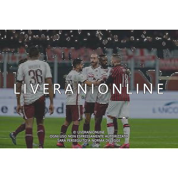 TIM Cup - Coppa Italia 2019/2020 Milano, Italia 28/01/2020 Milan vs Torino Nella foto: Ante Rebic (Milan) e Tomas Rincon (Torino) rissa FOTO FRANCESCO SCACCIANOCE -ALESSIO MARINI-AG ALDO LIVERANI SAS