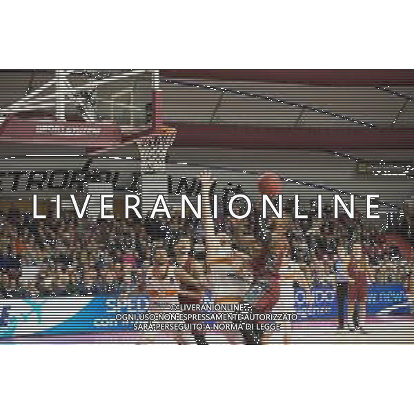 Basket EuroCup 2019/2020 Venezia, Italia 28/01/2020 Umana Reyer Venezia vs Promitheas Patras Nella foto: Ike Udanoh (Umana Reyer Venezia) tenta il pallonetto FOTO MATTIA RADONI-ALESSIO MARINI-AG ALDO LIVERANI SAS