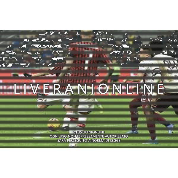 Tiro di Hakan Calhanoglu che segna il gol del 2 a 2 Milan Milan vs Torino Coppa Italia - quarti di finale Milano 28-01-2020 Stadio Giuseppe Meazza - San Siro foto Roberto Garavaglia - ag. Aldo Liverani sas / AGENZIA ALDO LIVERANI SAS