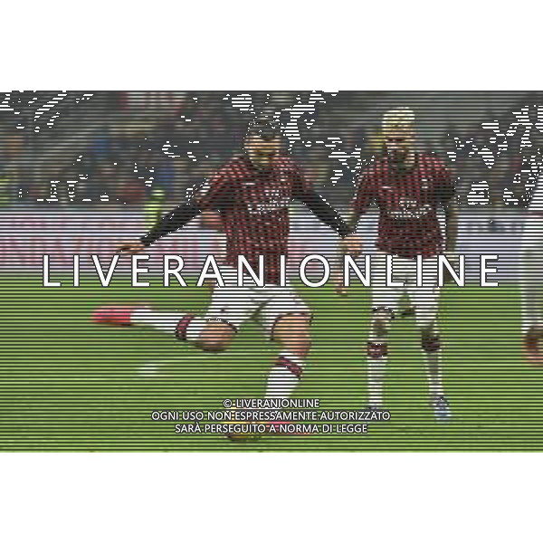 zlatan Ibrahimovic al tiro Milan vs Torino Coppa Italia - quarti di finale Milano 28-01-2020 Stadio Giuseppe Meazza - San Siro foto Roberto Garavaglia - ag. Aldo Liverani sas / AGENZIA ALDO LIVERANI SAS