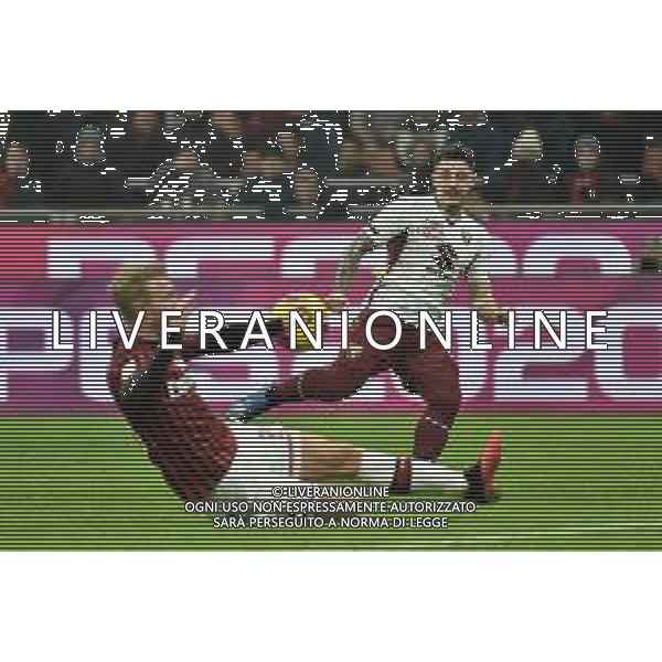 il tiro di Millico respinto da Kjaer Milan vs Torino Coppa Italia - quarti di finale Milano 28-01-2020 Stadio Giuseppe Meazza - San Siro foto Roberto Garavaglia - ag. Aldo Liverani sas / AGENZIA ALDO LIVERANI SAS