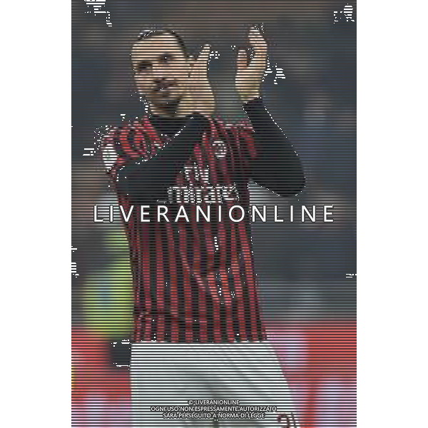 zlatan Ibrahimovic Milan vs Torino Coppa Italia - quarti di finale Milano 28-01-2020 Stadio Giuseppe Meazza - San Siro foto Roberto Garavaglia - ag. Aldo Liverani sas / AGENZIA ALDO LIVERANI SAS