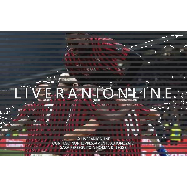 TIM Cup - Coppa Italia 2019/2020 Milano, Italia 28/01/2020 Milan vs Torino Nella foto: Hakan Calhanoglu (Milan) esultanza gol ©Francesco Scaccianoce-Alessio Marini / AGENZIA ALDO LIVERANI SAS