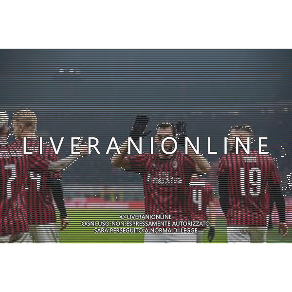TIM Cup - Coppa Italia 2019/2020 Milano, Italia 28/01/2020 Milan vs Torino Nella foto: Hakan Calhanoglu (Milan) esultanza gol ©Francesco Scaccianoce-Alessio Marini / AGENZIA ALDO LIVERANI SAS