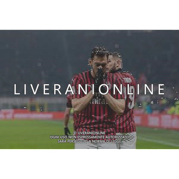 TIM Cup - Coppa Italia 2019/2020 Milano, Italia 28/01/2020 Milan vs Torino Nella foto: Hakan Calhanoglu (Milan) esultanza gol ©Francesco Scaccianoce-Alessio Marini / AGENZIA ALDO LIVERANI SAS