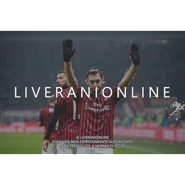 TIM Cup - Coppa Italia 2019/2020 Milano, Italia 28/01/2020 Milan vs Torino Nella foto: Hakan Calhanoglu (Milan) esultanza gol ©Francesco Scaccianoce-Alessio Marini / AGENZIA ALDO LIVERANI SAS