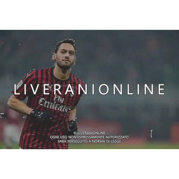 TIM Cup - Coppa Italia 2019/2020 Milano, Italia 28/01/2020 Milan vs Torino Nella foto: Hakan Calhanoglu (Milan) esultanza gol ©Francesco Scaccianoce-Alessio Marini / AGENZIA ALDO LIVERANI SAS
