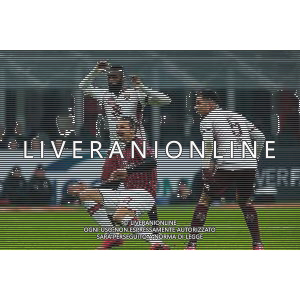 TIM Cup - Coppa Italia 2019/2020 Milano, Italia 28/01/2020 Milan vs Torino Nella foto: Zlatan Ibrahimovic (Milan) esultanza gol ©Francesco Scaccianoce-Alessio Marini / AGENZIA ALDO LIVERANI SAS