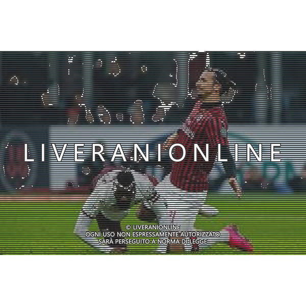 TIM Cup - Coppa Italia 2019/2020 Milano, Italia 28/01/2020 Milan vs Torino Nella foto: Zlatan Ibrahimovic (Milan) esultanza gol ©Francesco Scaccianoce-Alessio Marini / AGENZIA ALDO LIVERANI SAS